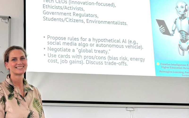 Our Society Member Ágnes Tahyné Kovács Speaks at International Summer University on AI and Higher Education
